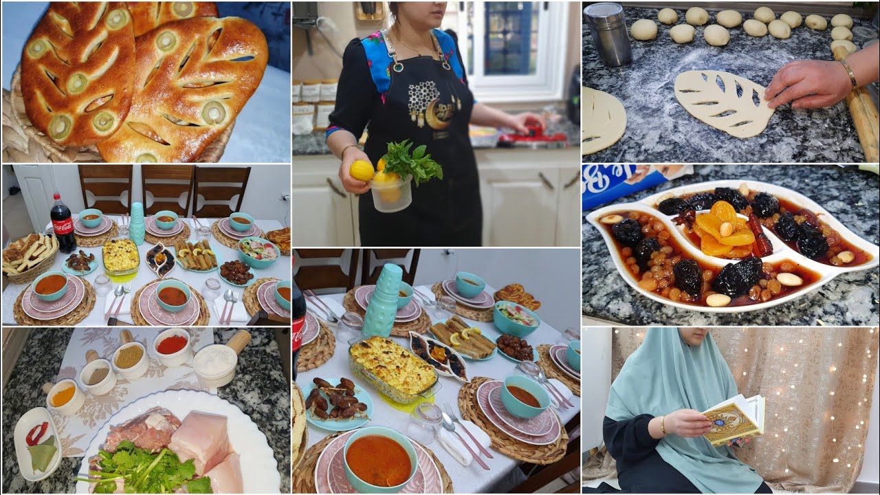 طاولة رمضان|دخلت كوزينة وحدي وصفات مع روتين كيفاه نفوت رمضان .....