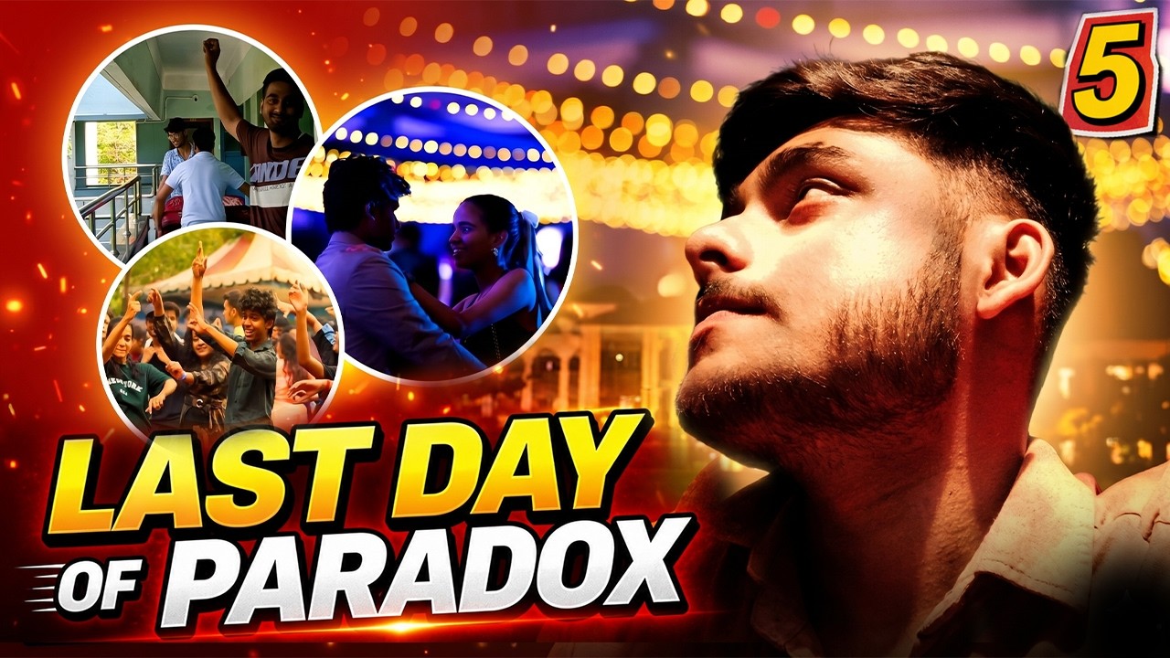 Last Day Hits Different 😭| Paradox IITM |Vlog#5 