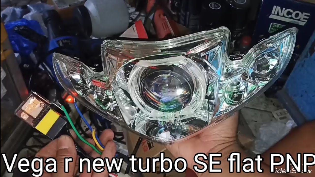 cara pasang turbo SE flat di vega R new PNP  LEED HID MOTOR