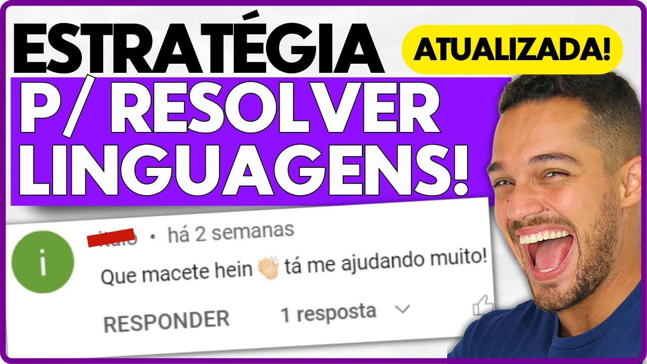 ESTRATÉGIAS para RESOLVER QUESTÕES DE LINGUAGENS Enem