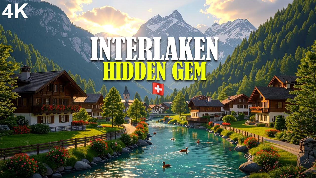 I Found Interlaken's Hidden Gem | A Secret Walk to Lake Brienz 4K