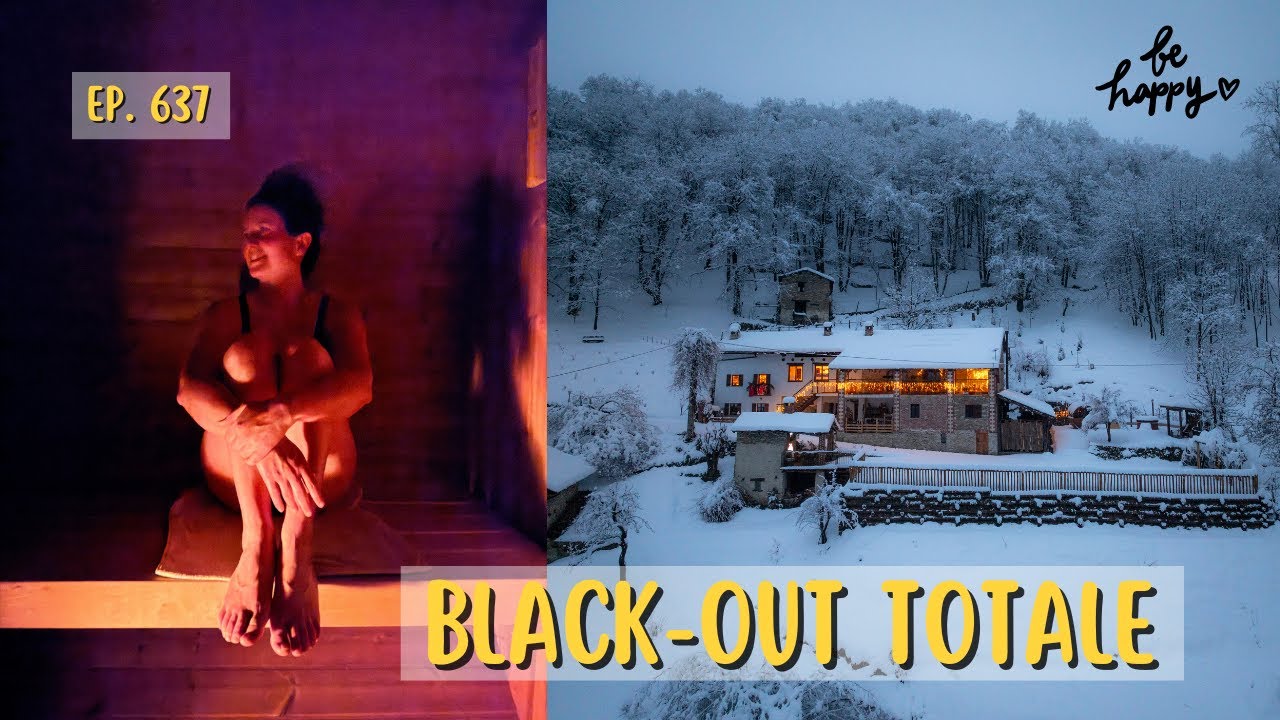 E' SUCCESSO di NUOVO!! Bufera di neve, isolati e soli in montagna durante un black-out.  - EP. 637