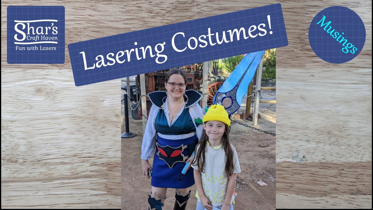 Laser Cutting for last minute Halloween Costumes! xTool P2 55W to the rescue! Legendale Cosplay