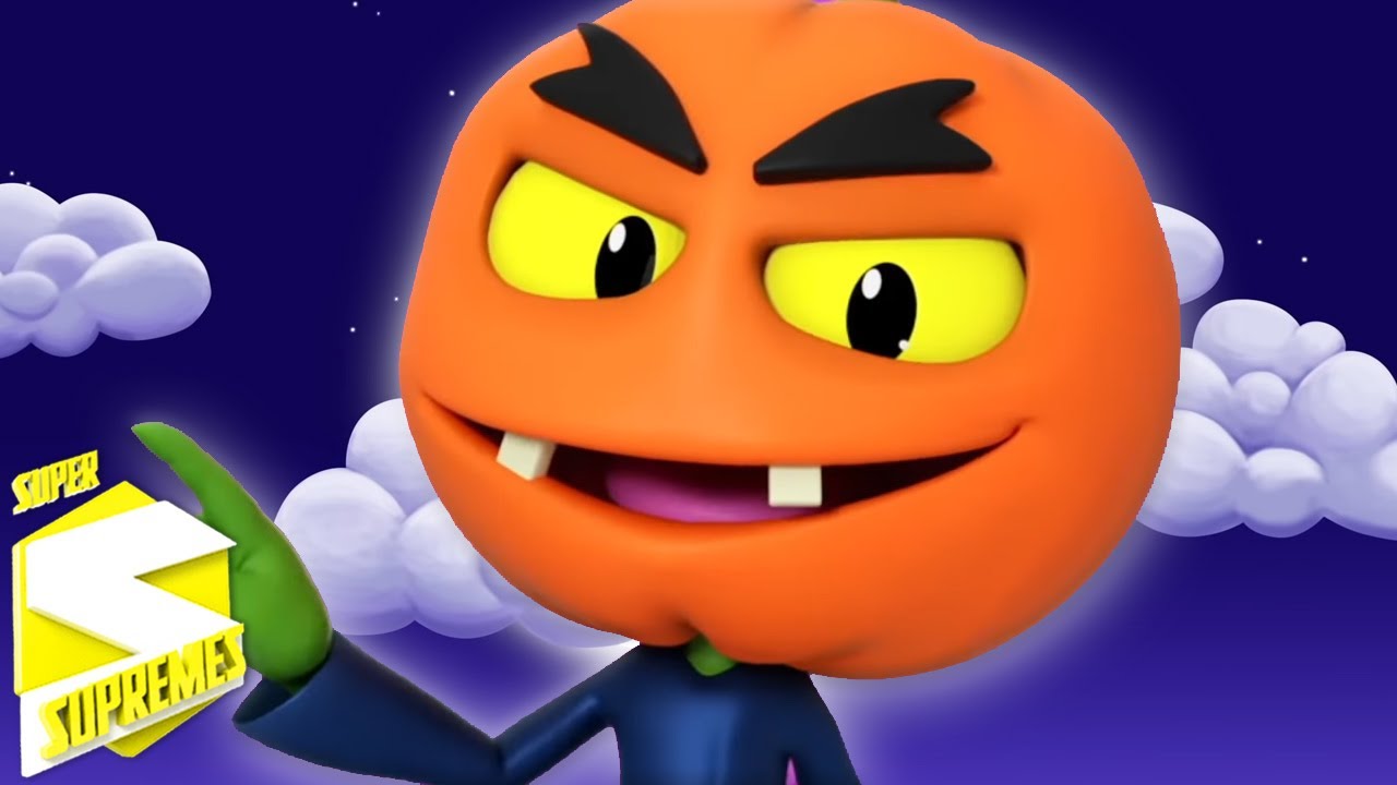 Calabaza aterradora | Rimas de halloween | Super Supremes Español | Canciones infantiles |