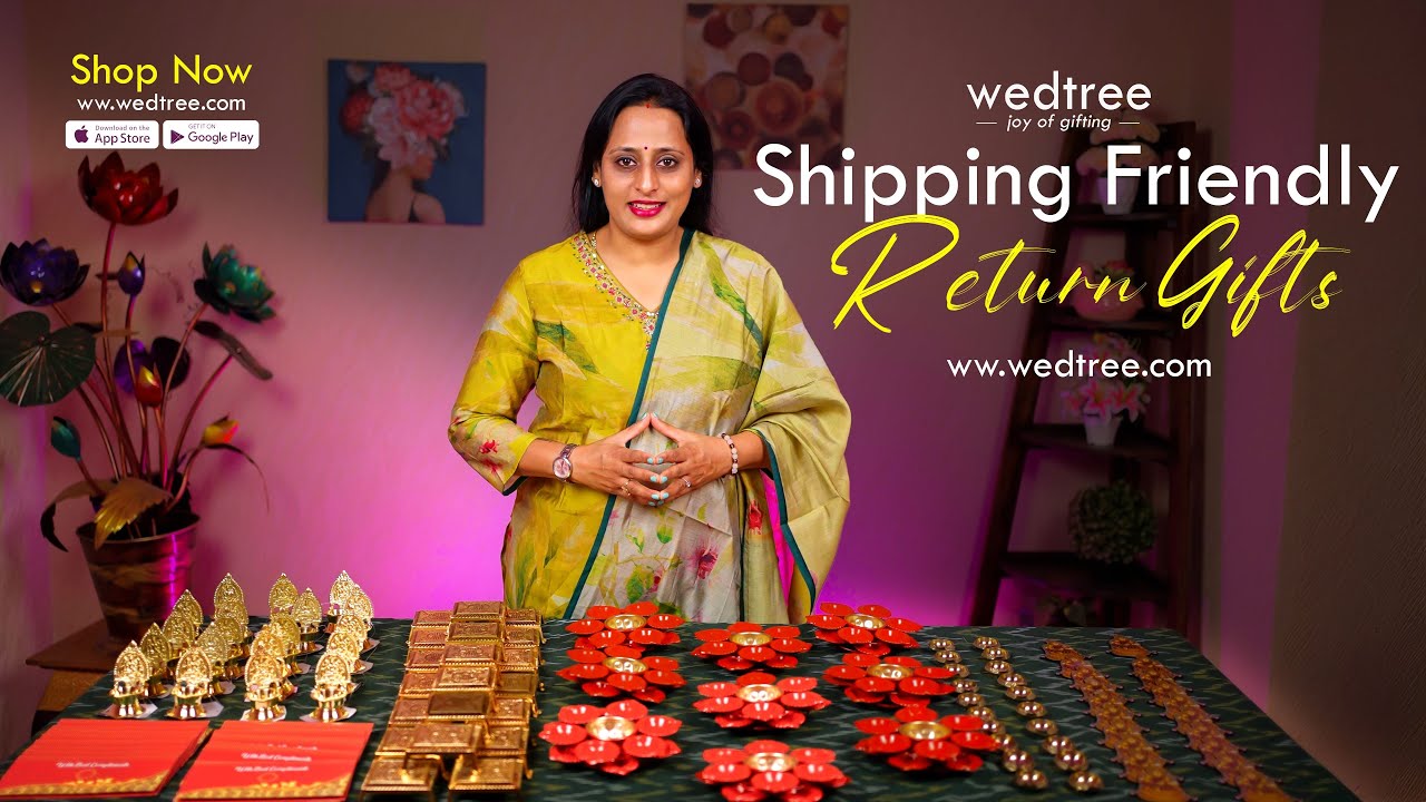 Shipping Friendly Return Gifts | Wedtree | 3 Mar 25
