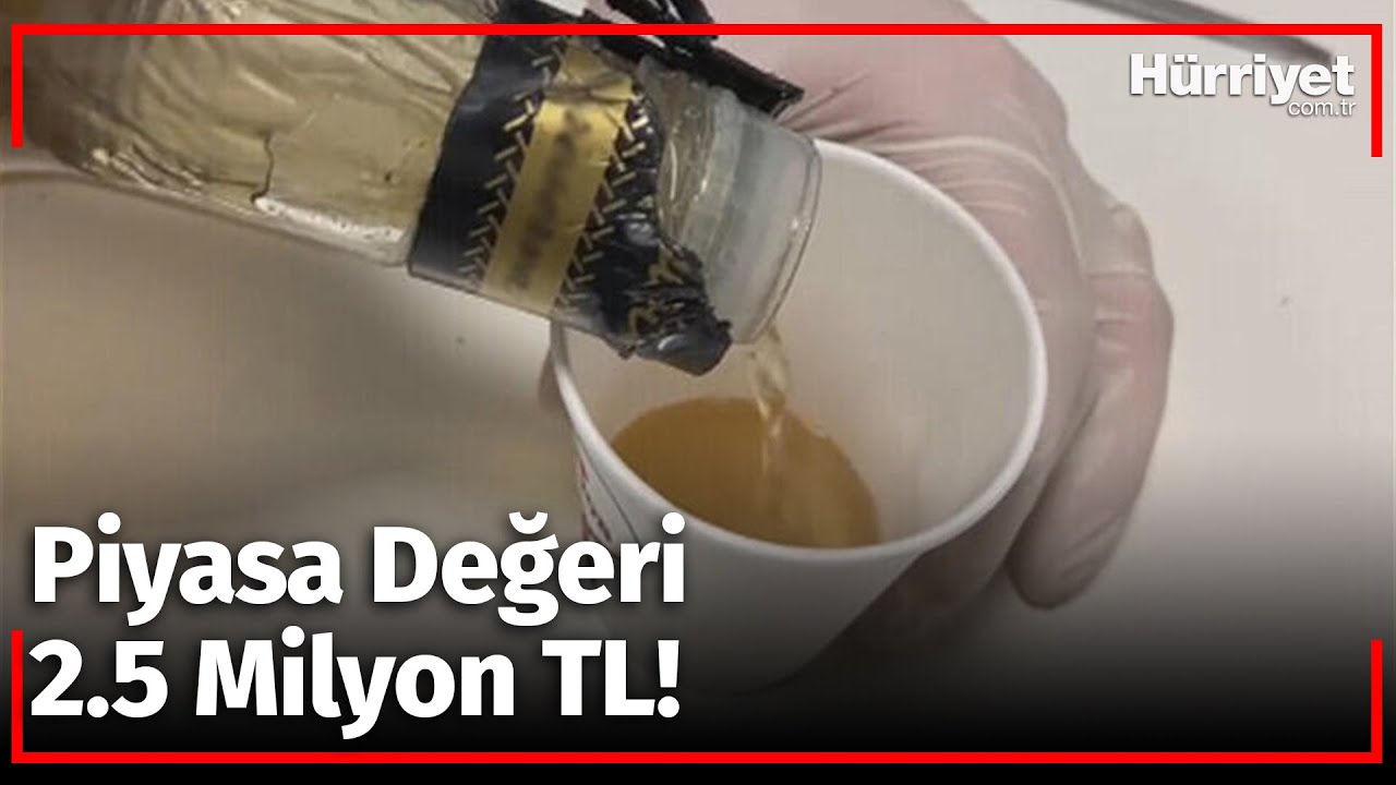 İstanbul Havalimanı'nda Operasyon! İçki Şişelerinde Sıvı Kokain...