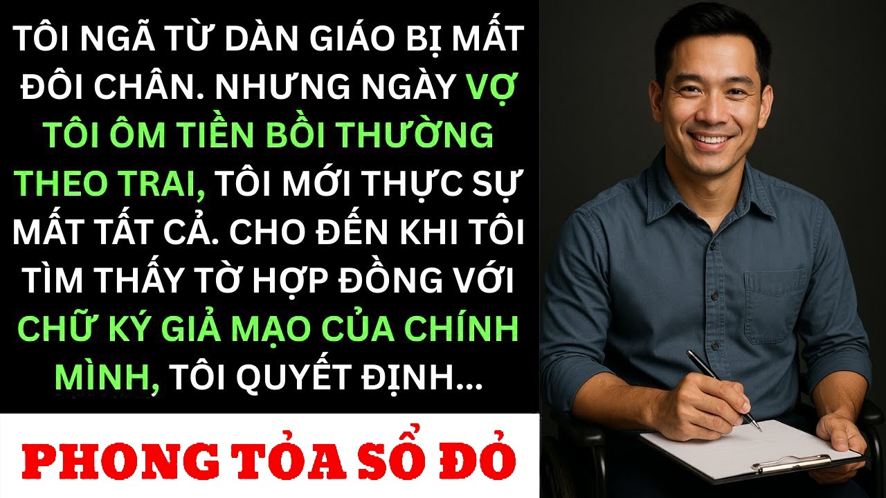 Ngồi Xe Lăn 4 Tháng, Vợ Bỏ Theo Trai – 1 Năm Sau Cô Mất Tất Cả Trước Mặt Họ Hàng