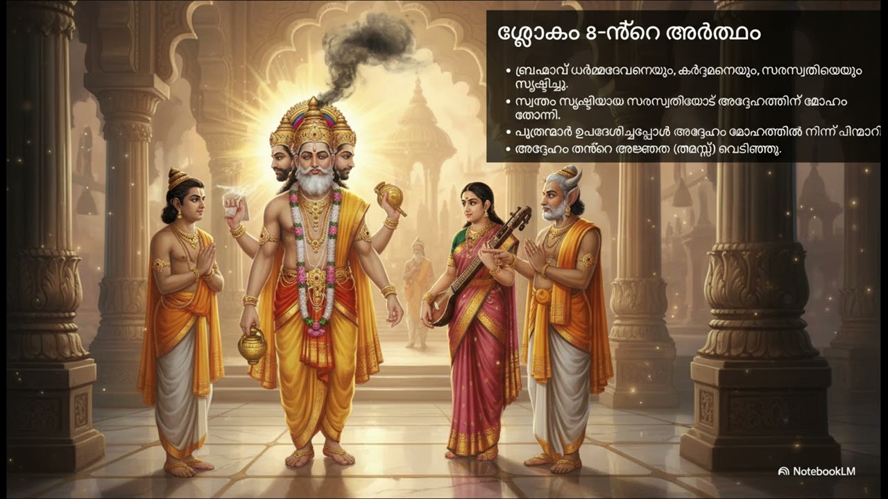 Narayaneeyam-നാരായണീയം  ദശകം Daskam 10-Slokas- 6-10