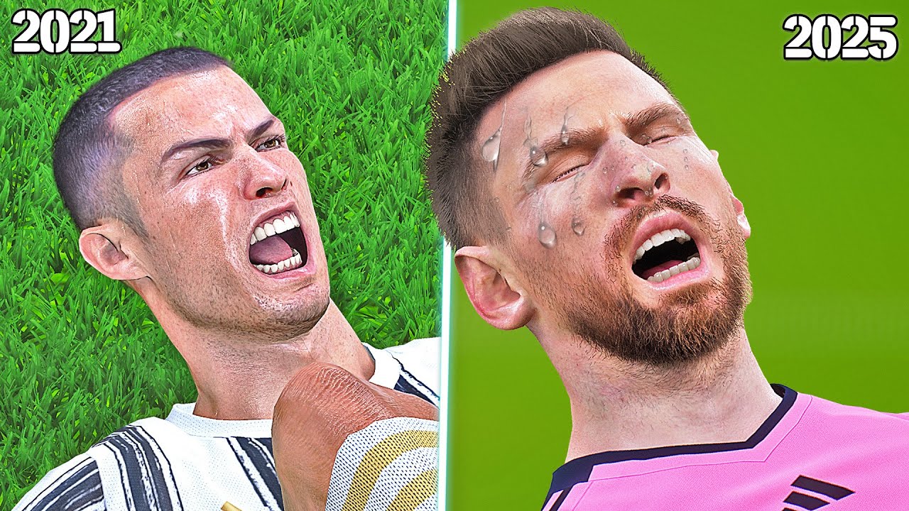 eFootball 2025 против PES 2021 — сравнение игрового процесса и графики | Unreal Engine против Fox...