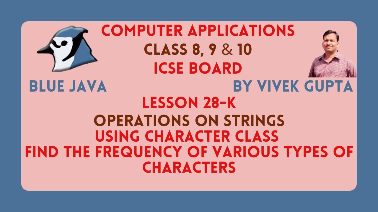 Uppercase characters, lowercase characters, digits, whitespaces and special characters in a string.