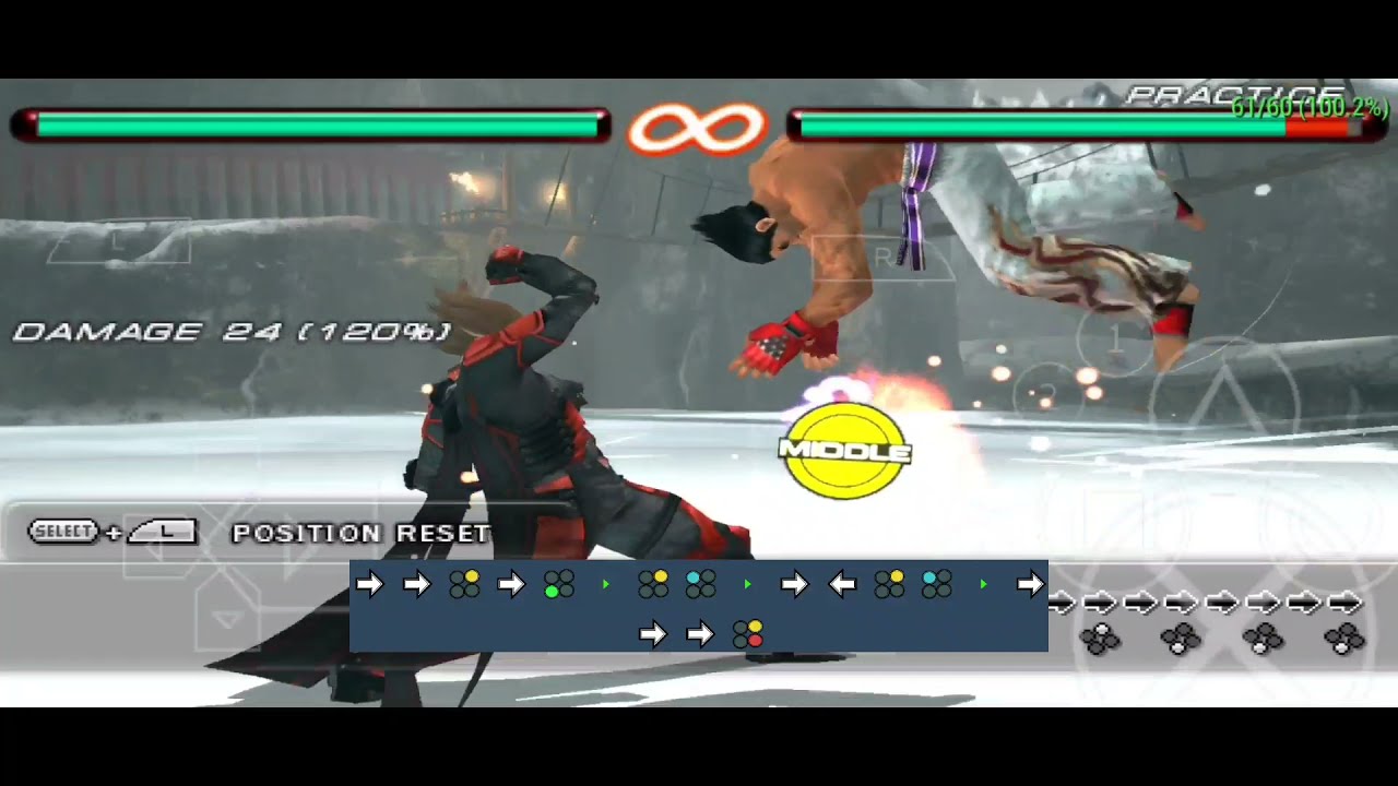 LARS COMBO TUTORIAL TEKKEN 6