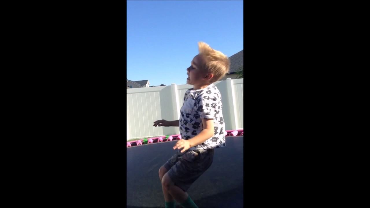 6 year old doing a fontflip