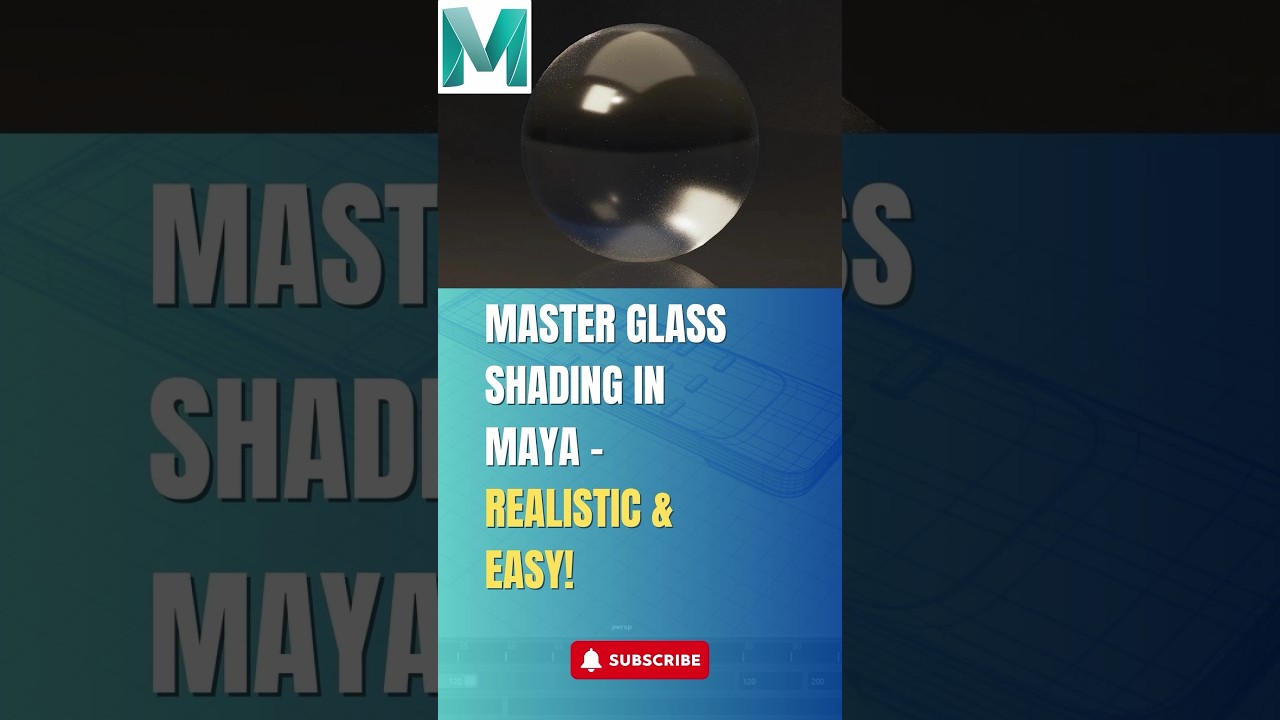 How To Create Glass Material in MAYA