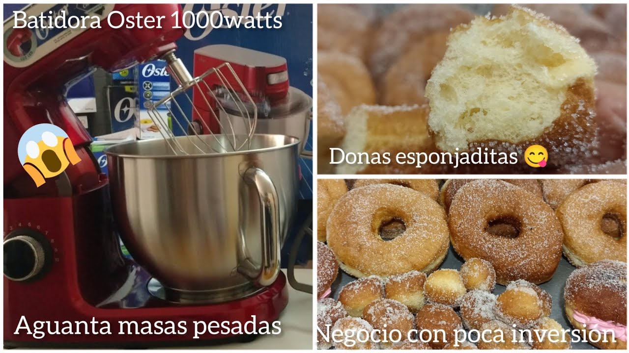 🛑Donas de azúcar, negocio con poca inversión 💲, batidora para masas pesadas?😱
