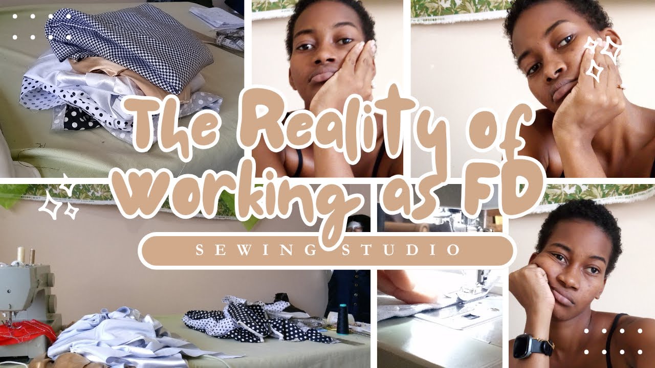 The Reality of Working in the Sewing Studio...