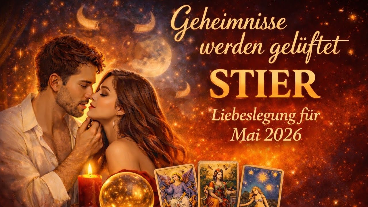 STIER ♉ MAI 2026 💕  GEHEIMNISSE KOMMEN RAUS ✨🤔🤔🤔🤔✨ #stier #kartenlegen #tarot #horoskop  ✨