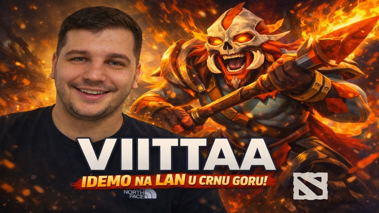 SUTRA 21:00 KVALIFIKACIJE ZA LAN U CRNU GORU ! / BALKAN LIVE DOTA2 / VIITTAA / IDEMOO