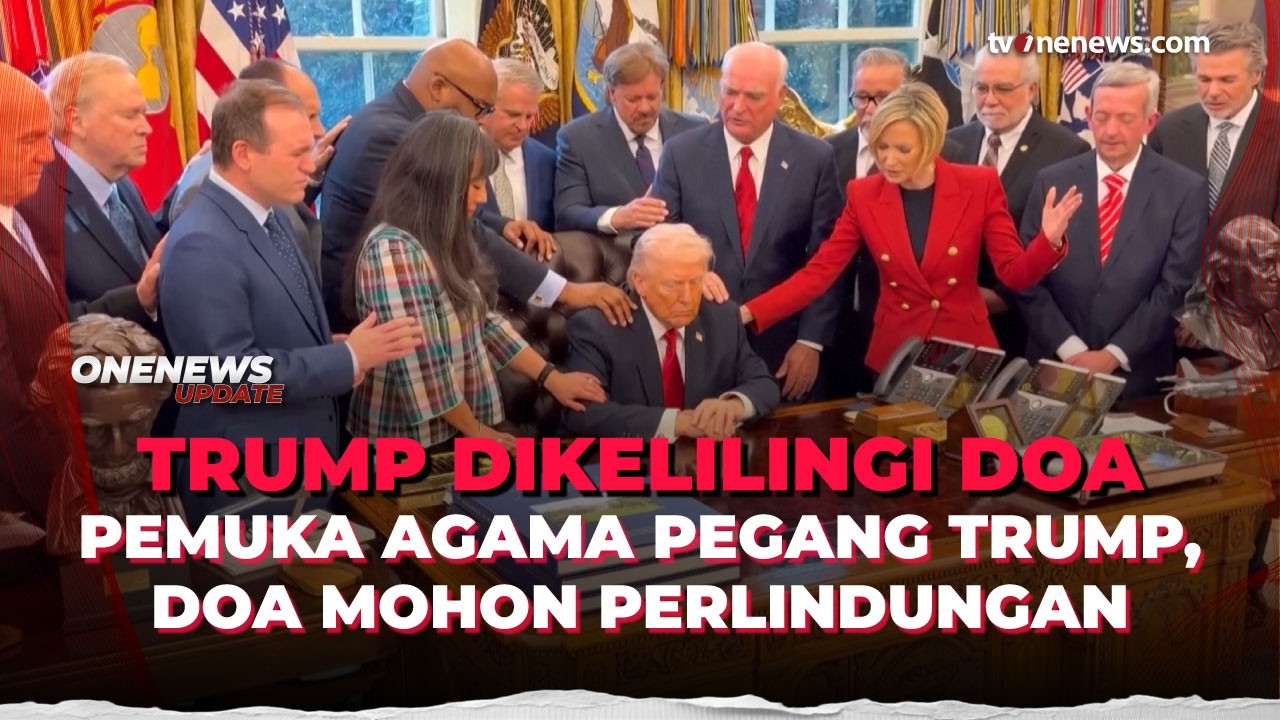 Saat Perang AS vs Iran Memanas, Trump Didoakan Puluhan Pemuka Agama di Gedung Putih | OneNews Update