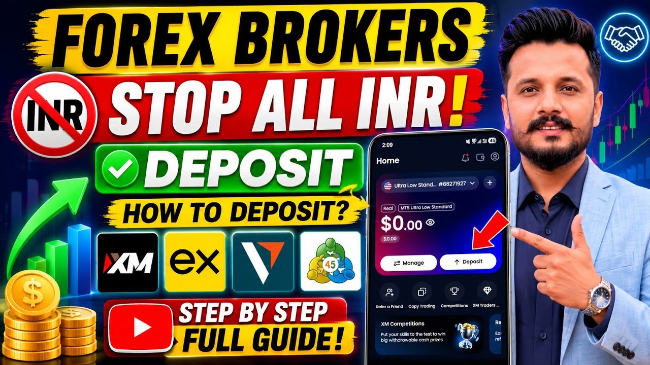 USDT Deposit in Forex broker in India 2026 | Exness, Vantage, XM Broker Stop UPI deposit