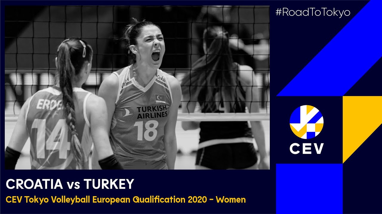 Croatia vs Turkey FULL MATCH - CEV Tokyo Volleyball European Qualification 2020 Women