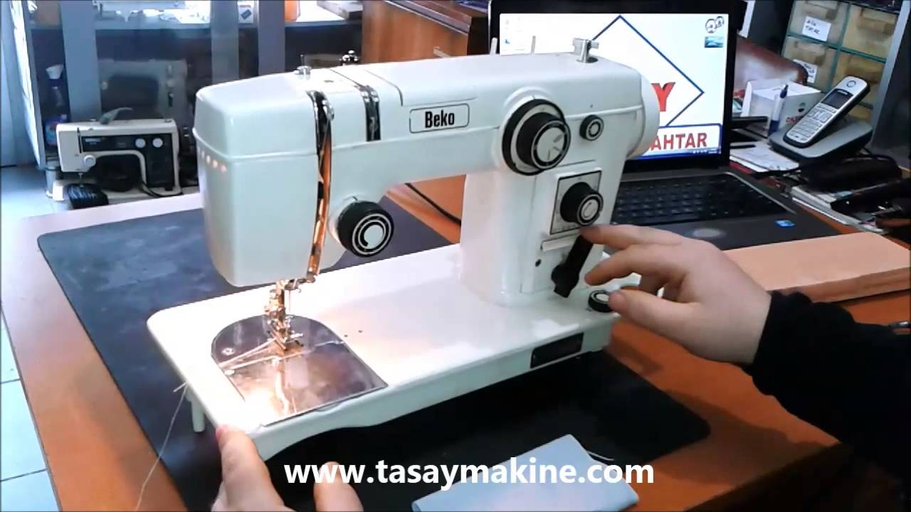 BEKO 802 DİKİŞ MAKİNASI KULLANIM VİDEOSU