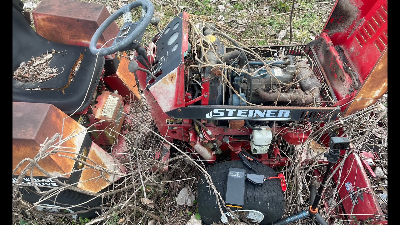 СПАСЕНИЕ ТРАКТОРА STEINER 430 4X4 (VENTRAC) ИЗ ГРЯЗИ СВАЛКИ... ЗАЕДЕТ ЛИ ОН?