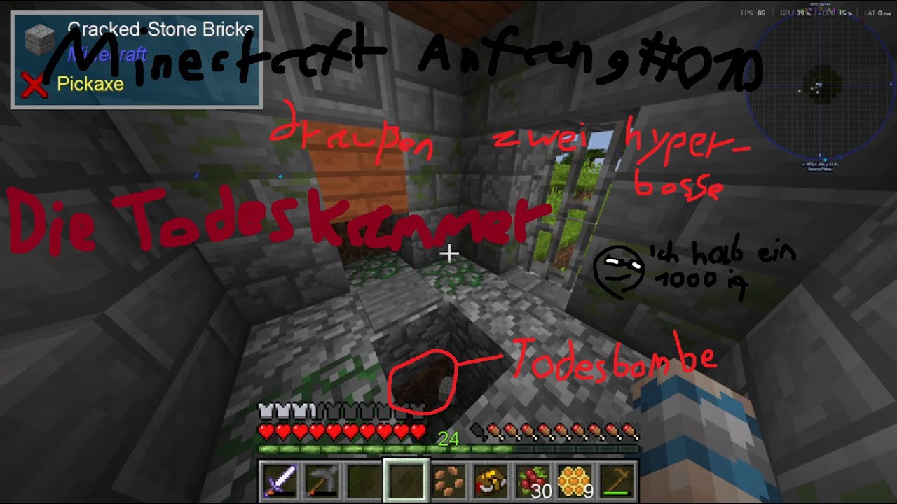 Die Todeskammer!!!! | Minecraft Anfang #010
