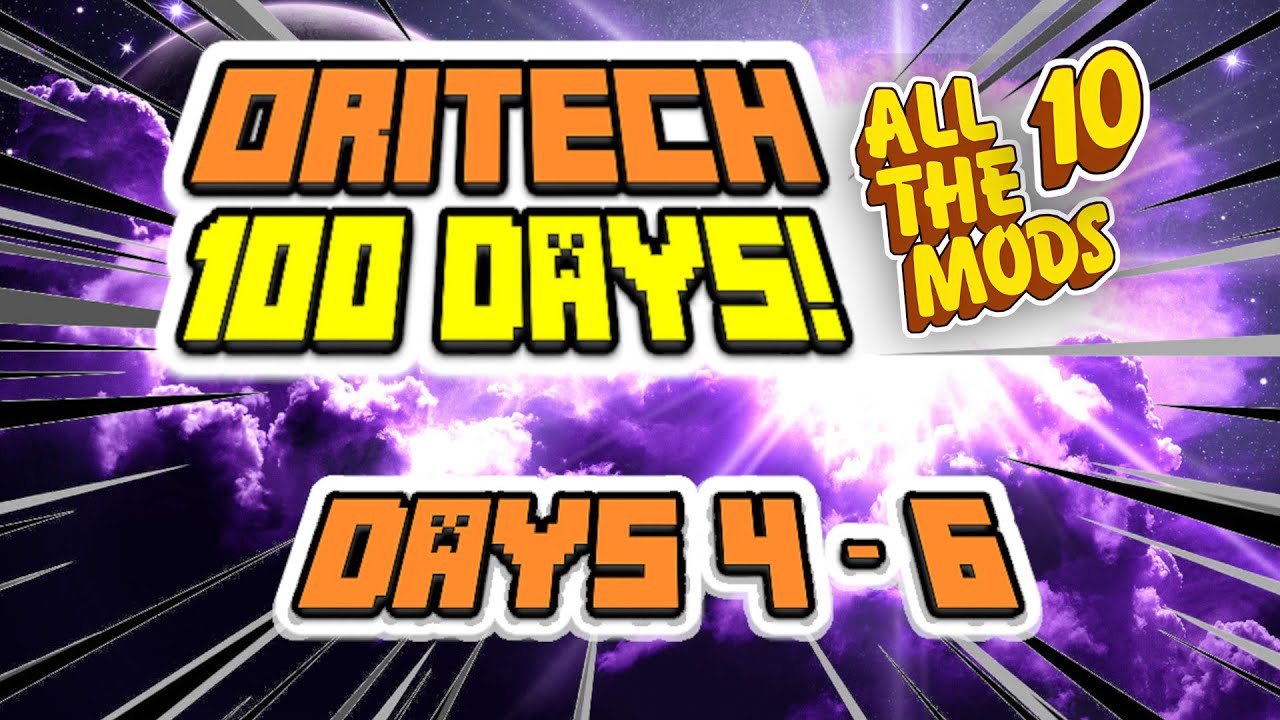 Эпизод 2 &mdash; ORITECH 100 ДНЕЙ! Создание дней 4&ndash;6! Minecraft: все моды 10! ATM10!