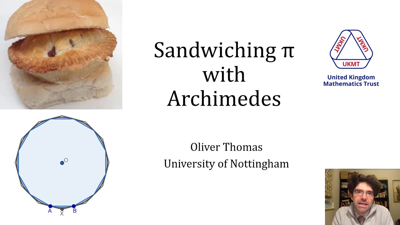 Sandwiching π with Archimedes