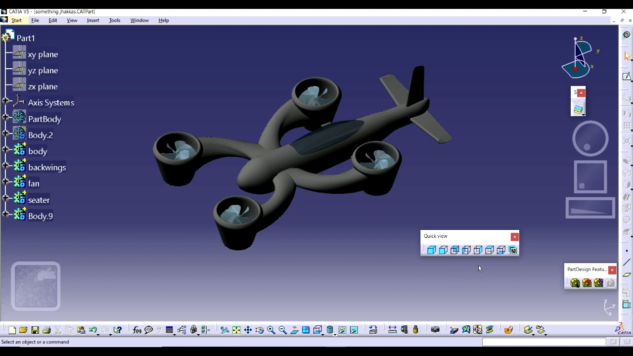 How To Create Scene In Catia V5.