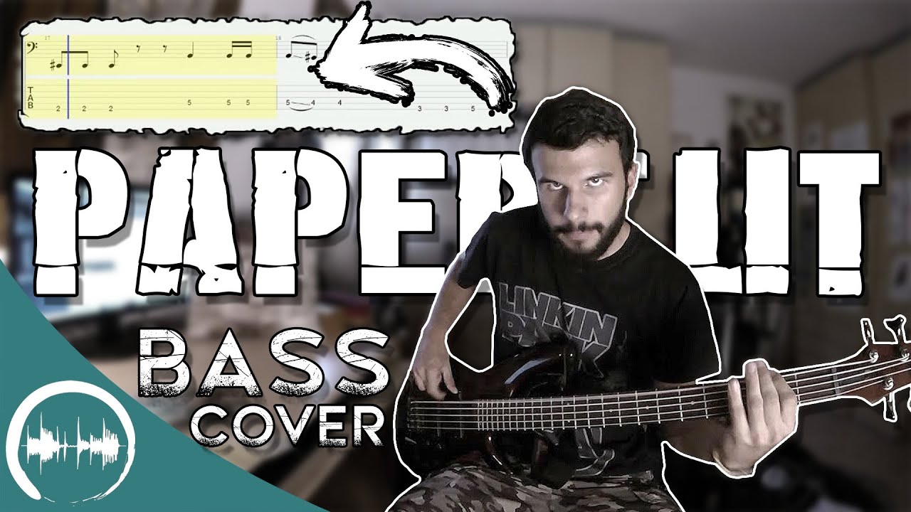 Linkin Park - Papercut | Bass Cover + TABS By Monomamori