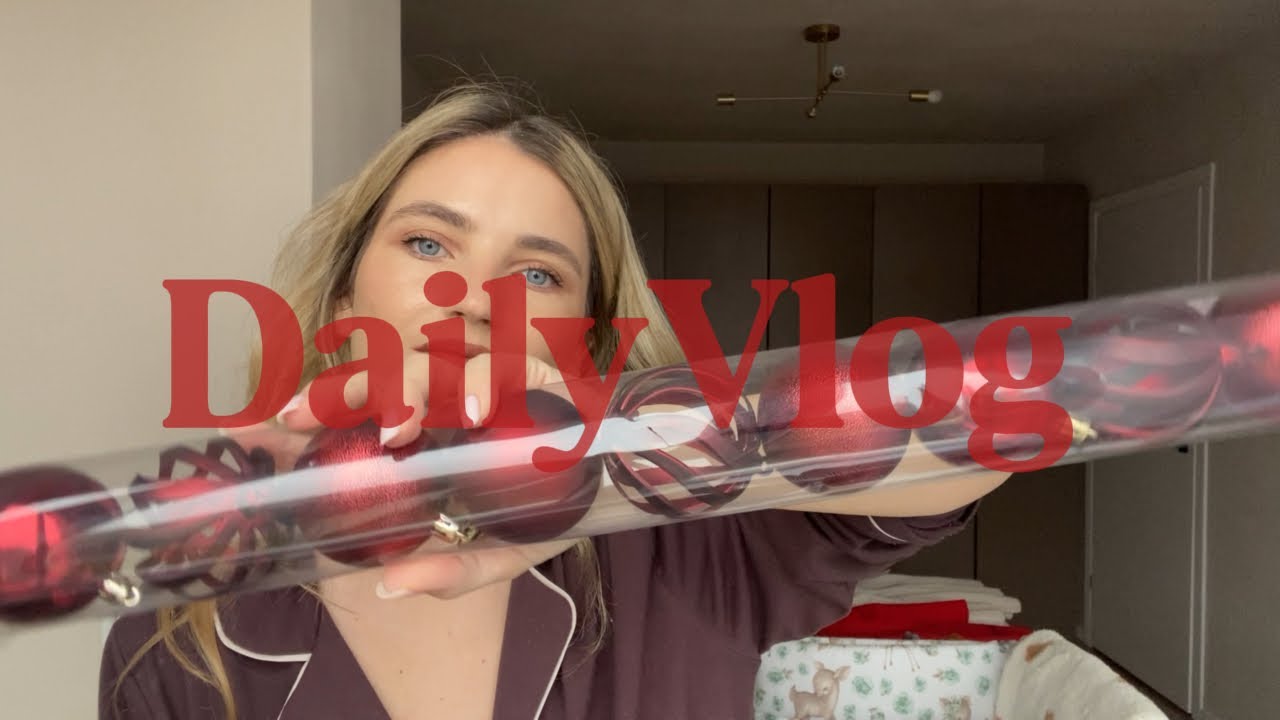 DailyVlog | Unghii | Haul decoratiuni | Sedinta foto de Craciun