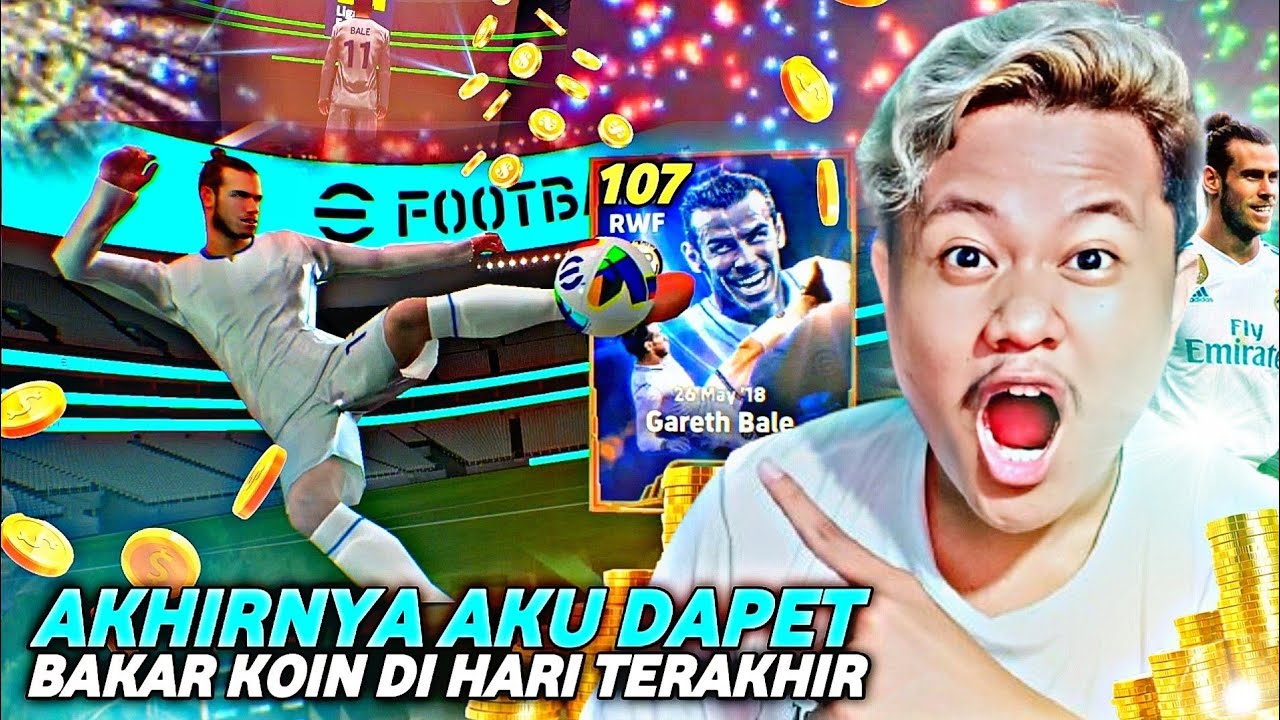 WOW HOKI BANGET DAPET EPIC BALE 107 !! BAKAR KOIN DI HARI TERAKHIR PACK BALE EFOOTBALL 2025 MOBILE