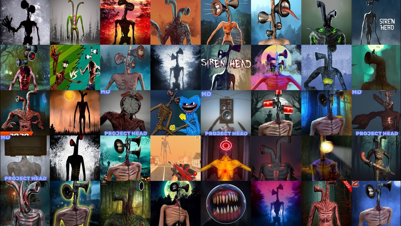 40 Attack.. Siren Head/Pipe Head/Lamp Head/Light Head/Clock Head/Chainsaw Head/Squid Head