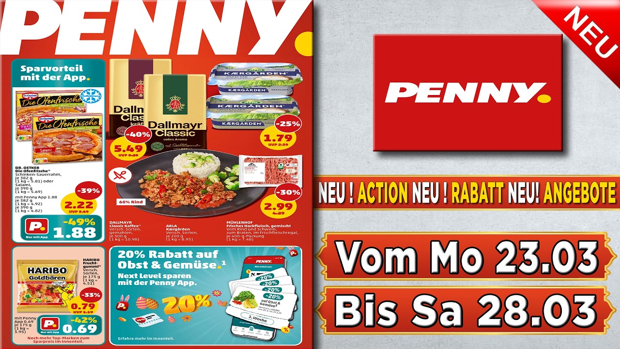 PENNY Werbung Prospekt | Gültig von 23.03.2026