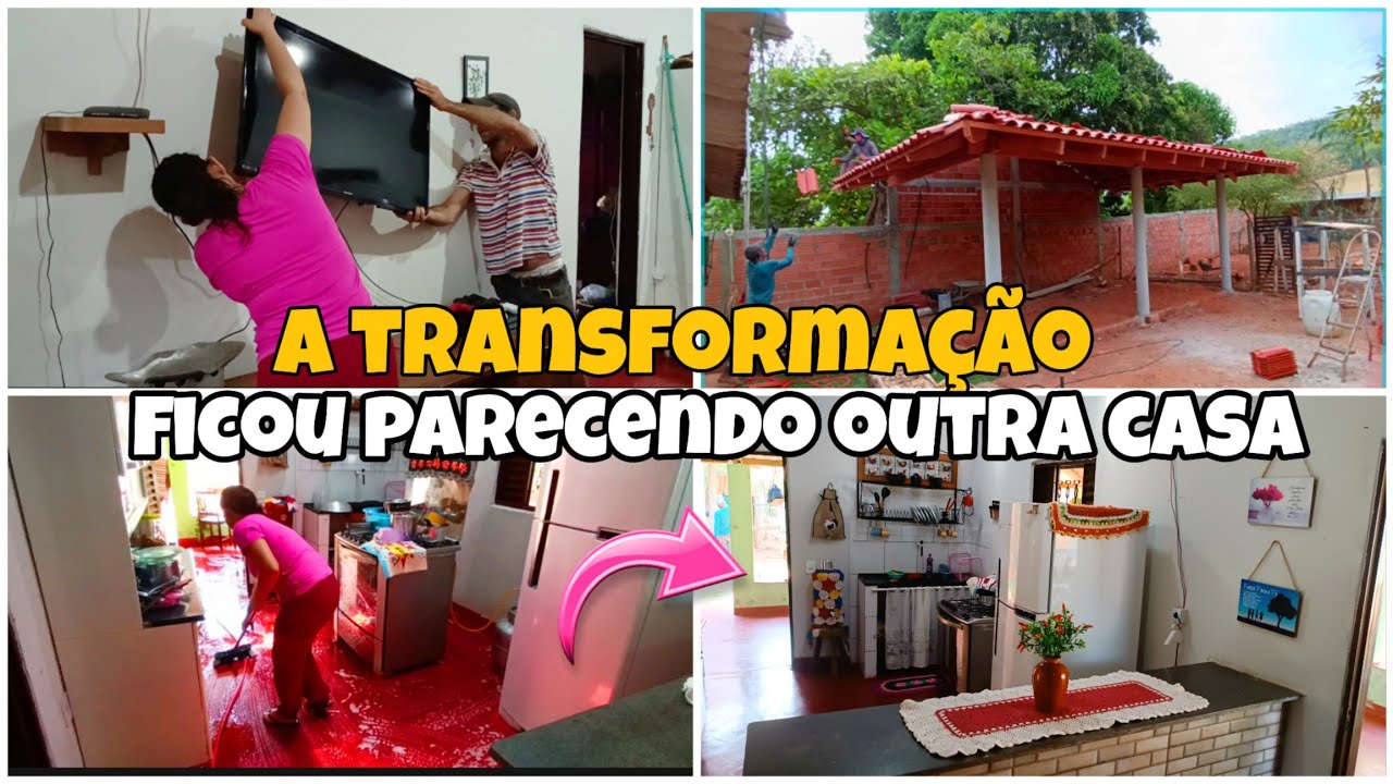 CONQUISTANDO O IMPOSSÍVEL||FAXINA DECORAÇÃO||*cozinha caipira ja esta coberta*