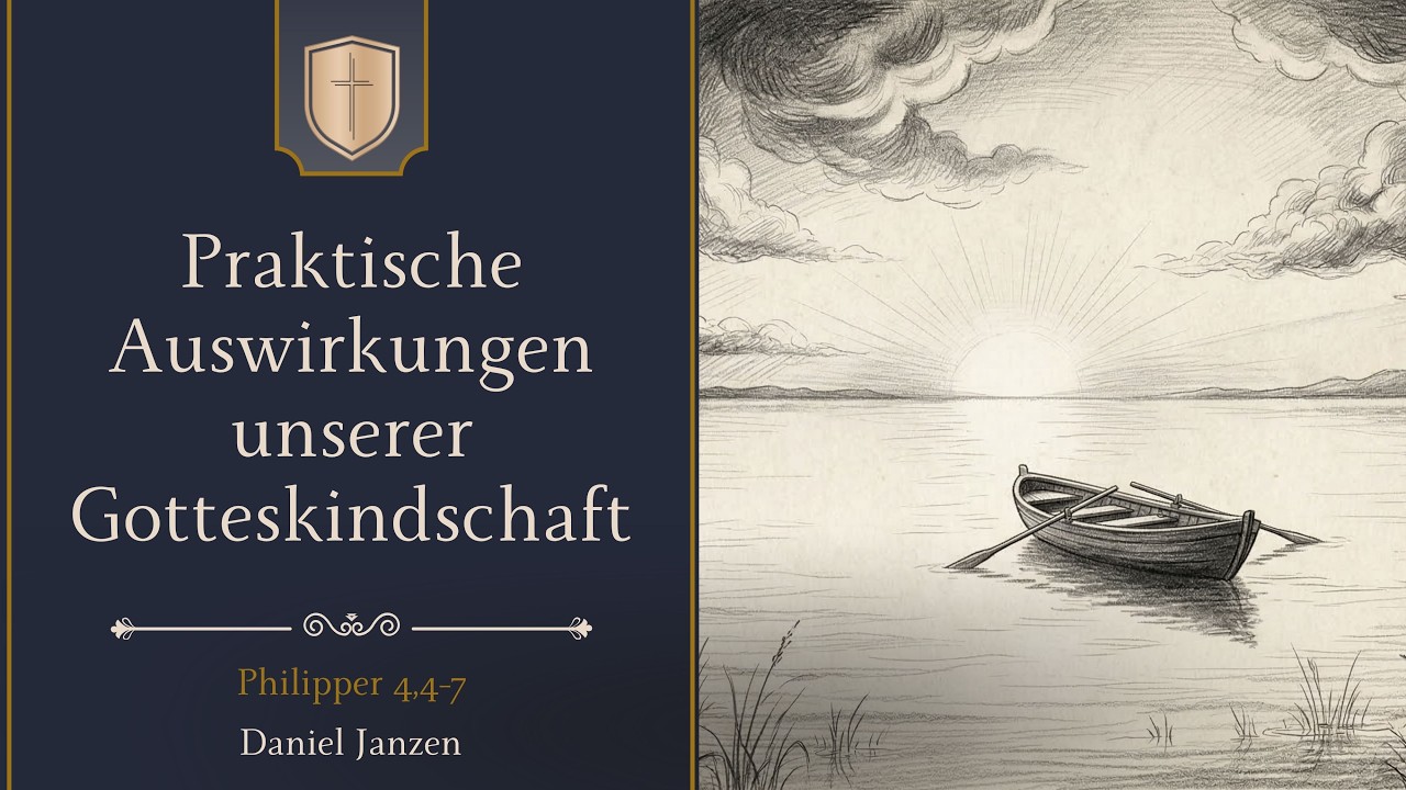 Praktische Auswirkungen unserer Gotteskindschaft (Philipper 4,4-7) - Daniel Janzen
