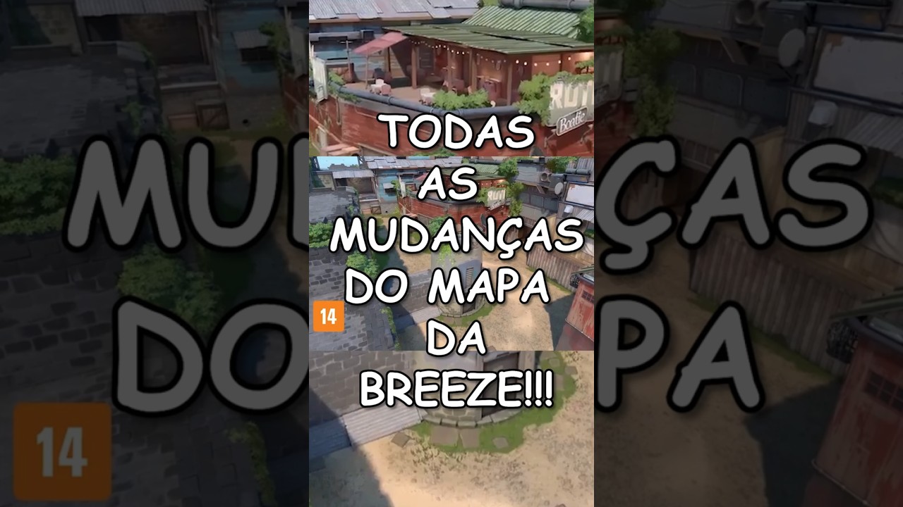 TODAS AS MUDAN&Ccedil;AS DO MAPA DA BREEZE!!! V12.00 #shorts #valorant #valorantgaming