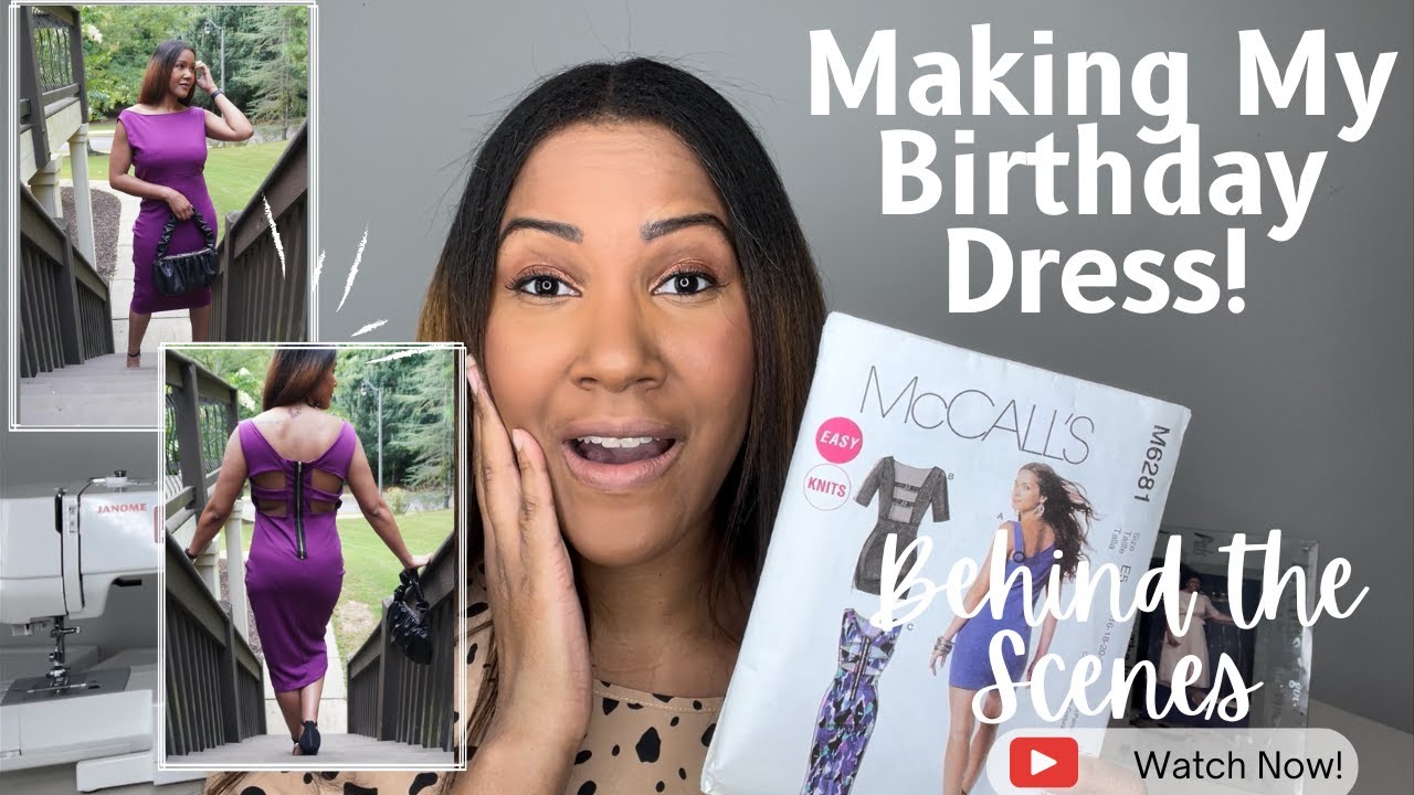 Making My Birthday Dress! (BTS)