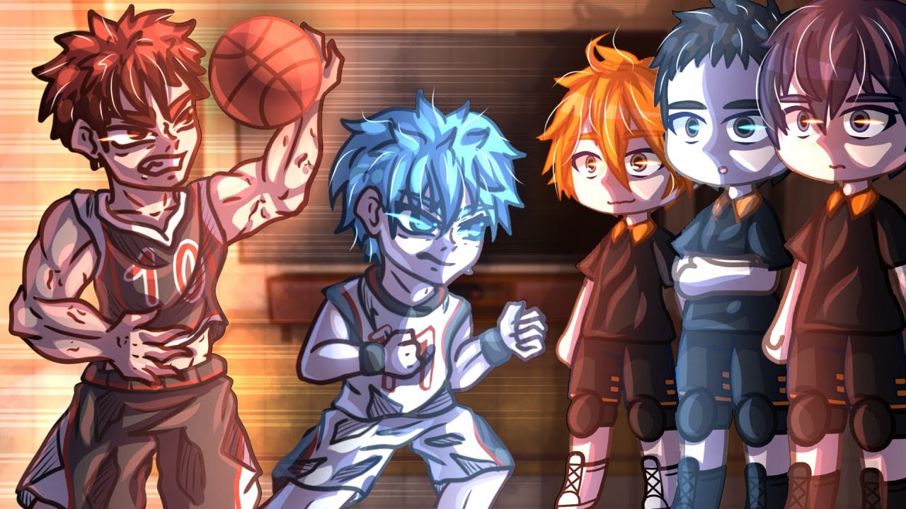 Haikyuu! React To Basketball Kuroko // Gacha React