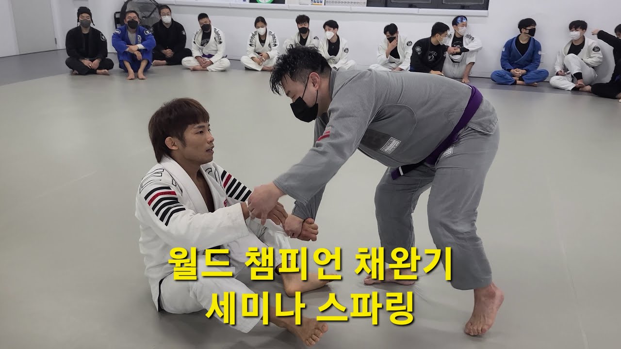 20220211 주짓수 월드챔피언 채완기 세미나 (스파링) #채완기 #스파링 #팀고릴라주짓수