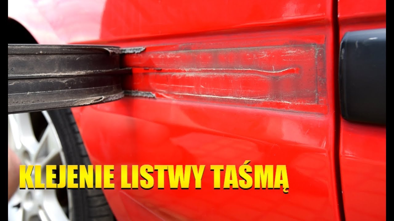 Jak przykleić listwę w samochodzie