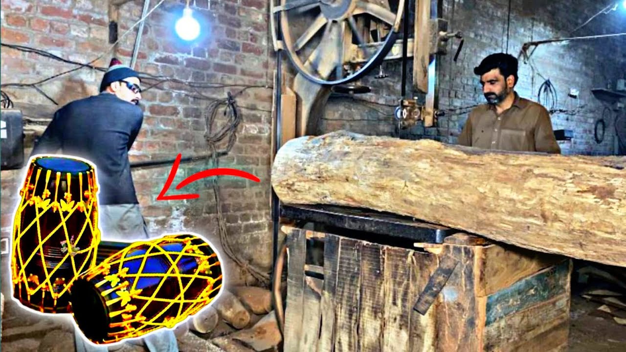 Incredible Handmade Dholak | Traditional Wooden Drum Making by Skilled Hands!”Incredible Process!”