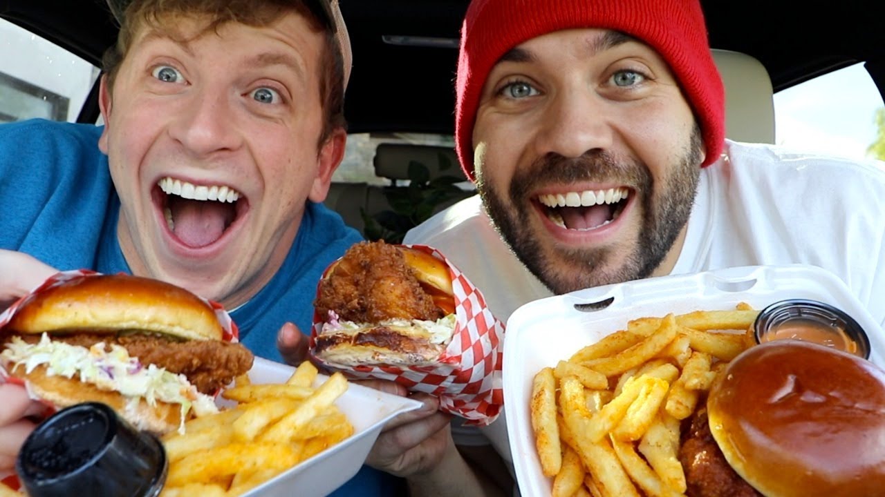 EXTRA SPICY NASHVILLE HOT CHICKEN TASTE TEST with MATT KING!!