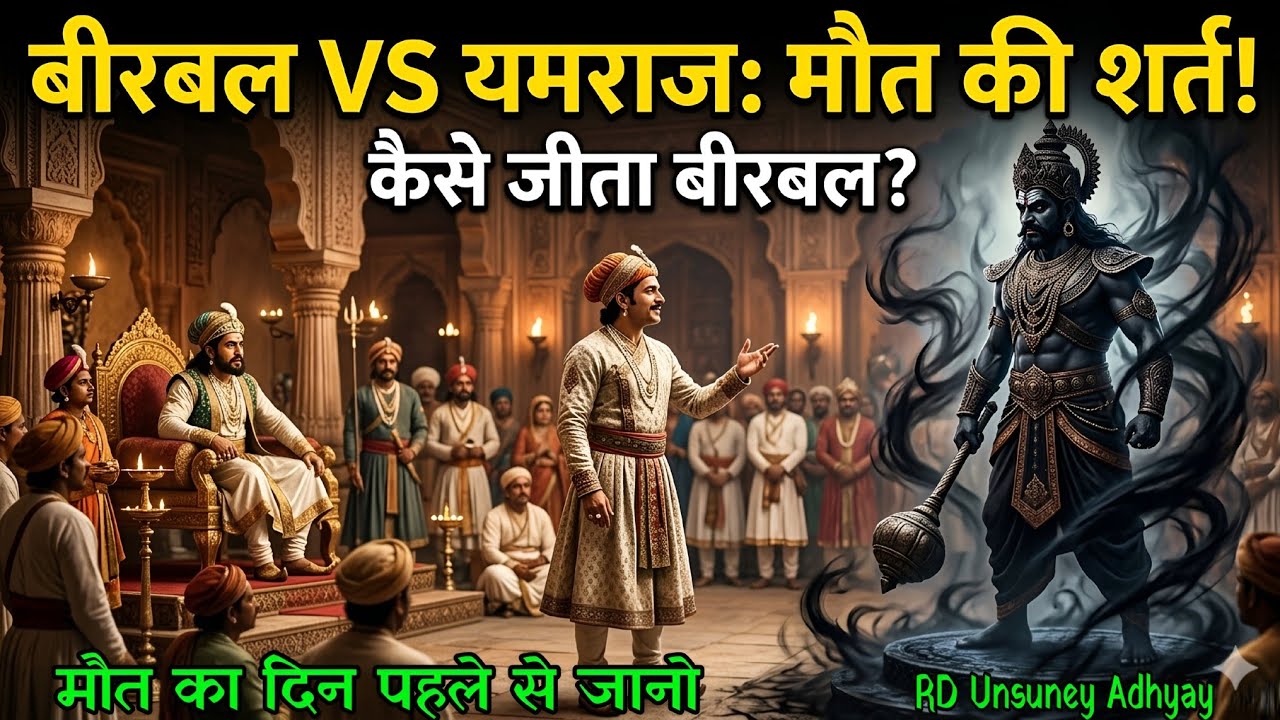 क्या कोई इंसान अपनी मौत का दिन पहले से जान सकता है? 🤔😱🤔 अकबर की अजीब मांग | Akbar Birbal Story 