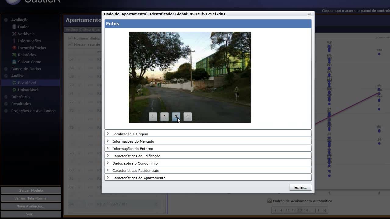 Configuração da Variável Padrão de Acabamento   CastleR   Sistema de Avaliação de Bens