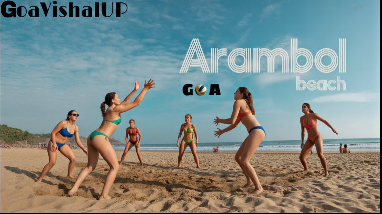 Arambol Beach of Goa ||बहुत ही बढ़िया beach 🏖️ || (GoaVishalUP) please एक like और Subscribe कर देना 