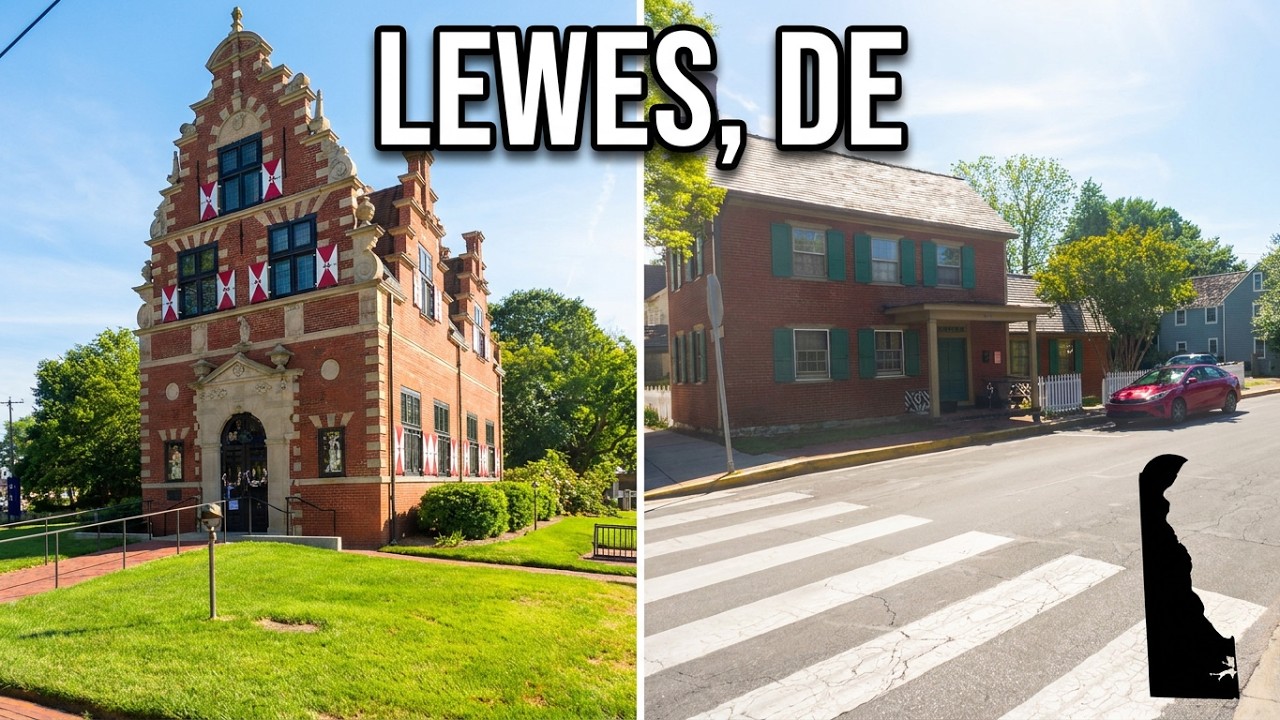 Lewes, Delaware I Downtown I Delaware Bay I 4K