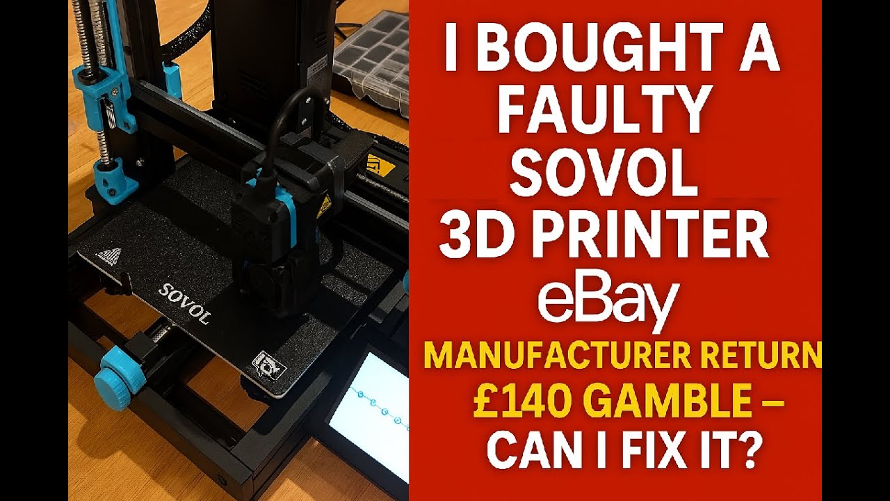 I Bought a Faulty Sovol SV06 Ace 3d printer from eBay – Can I Fix It?