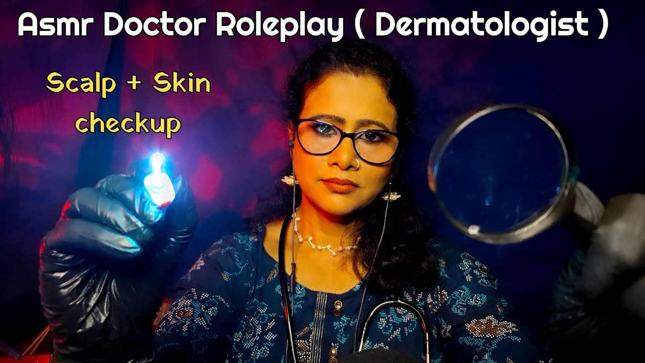 ASMR Doctor Roleplay ~ Skin & Scalp Checkup 👩&zwj;⚕️ Relaxing Personal Attention ( hindi )| Dearly ASMR 